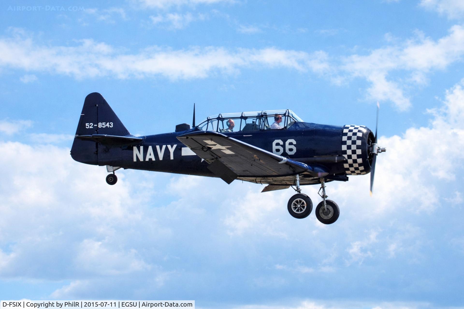 D-FSIX, 1953 North American T-6J Harvard Mk. IV C/N CCF-4-464, 52-8543 (G-BUKY) 1953 CCF Harvard 4M USN Duxford 