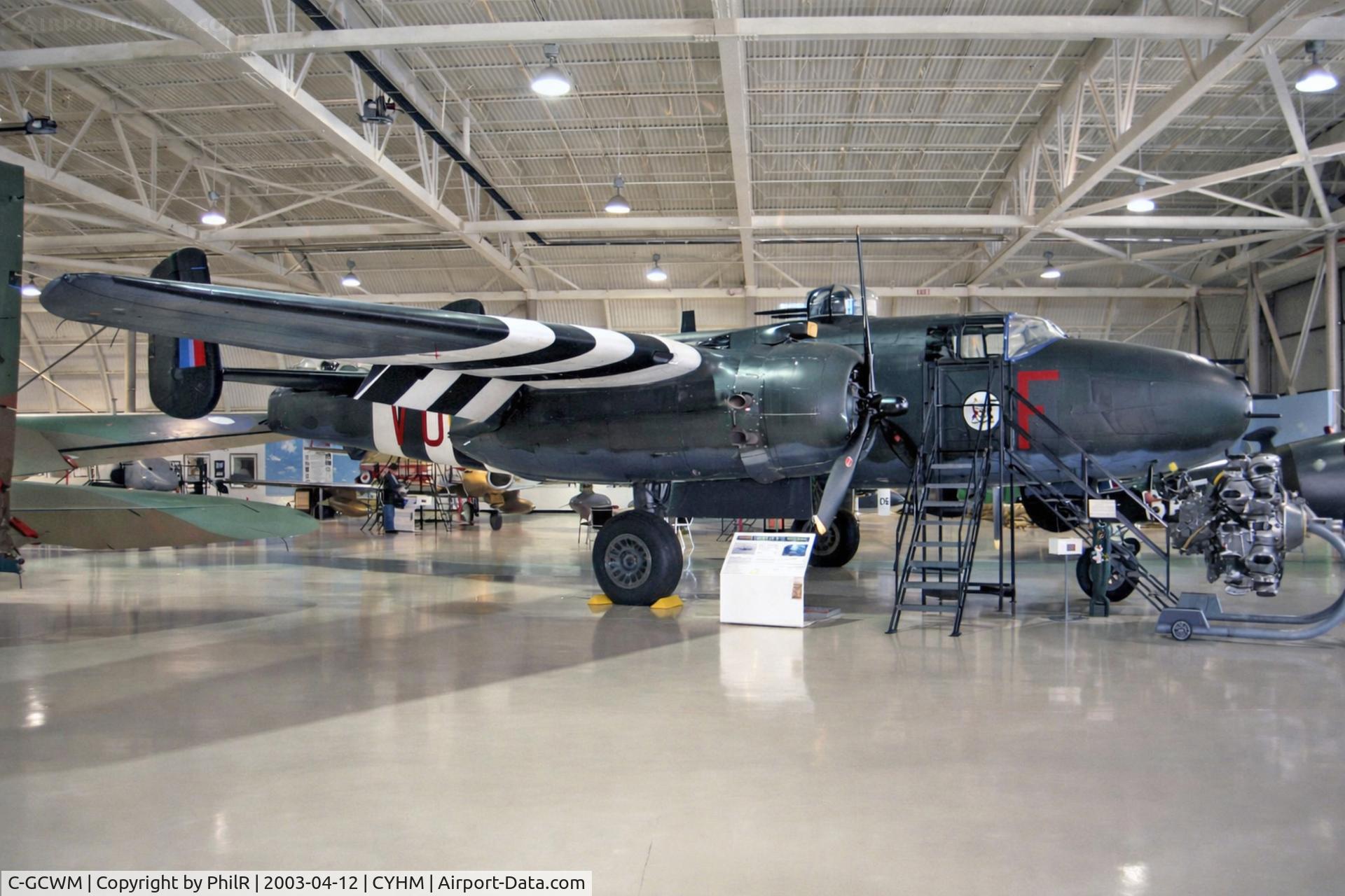 C-GCWM, 1945 North American B-25J Mitchell Mitchell C/N 108-47734, 45-8883 (C-GCWM) 1945 North American B-25J Mitchell RAF Canadian Warplane Heritage Museum Hamilton 
