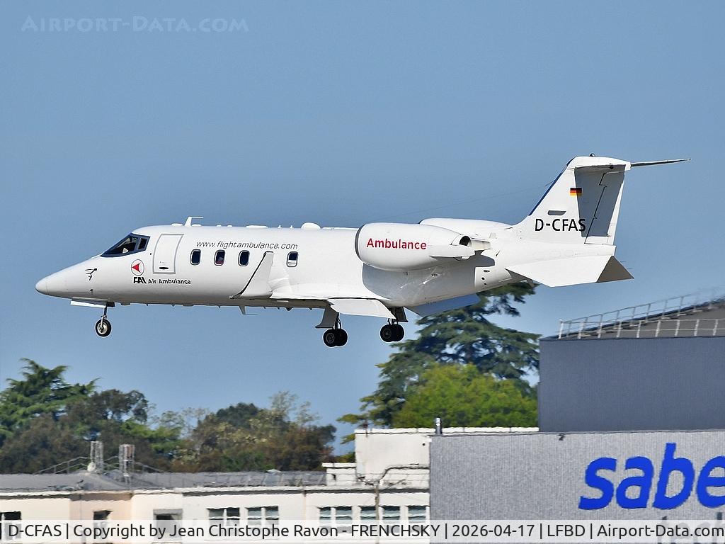 D-CFAS, Bombardier Learjet 60XR C/N 60-383, Nuremberg (NUE)	Bordeaux (BOD)	IFA1126