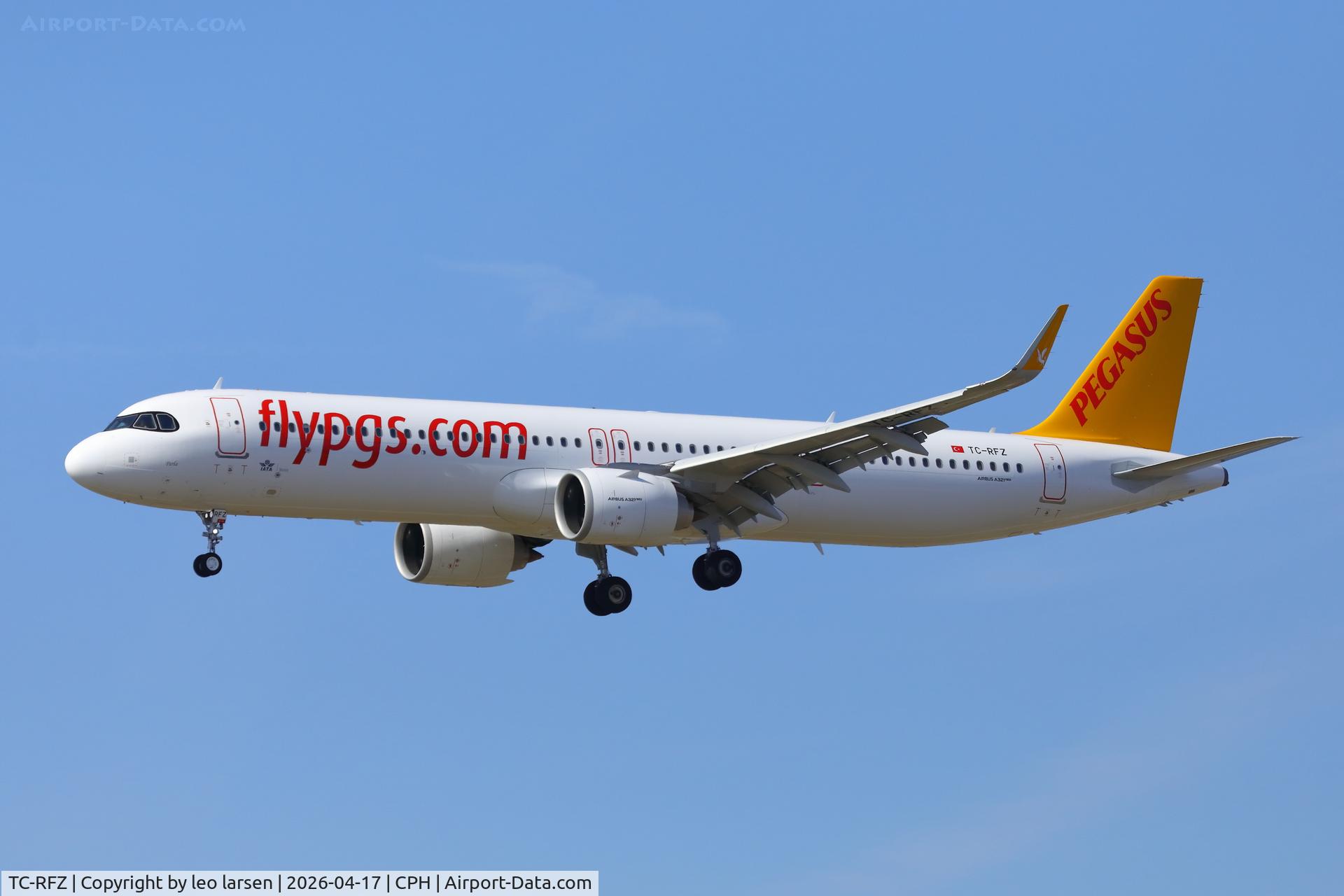 TC-RFZ, 2025 Airbus A321-251 NX C/N 13158, Copenhagen 17.4.26