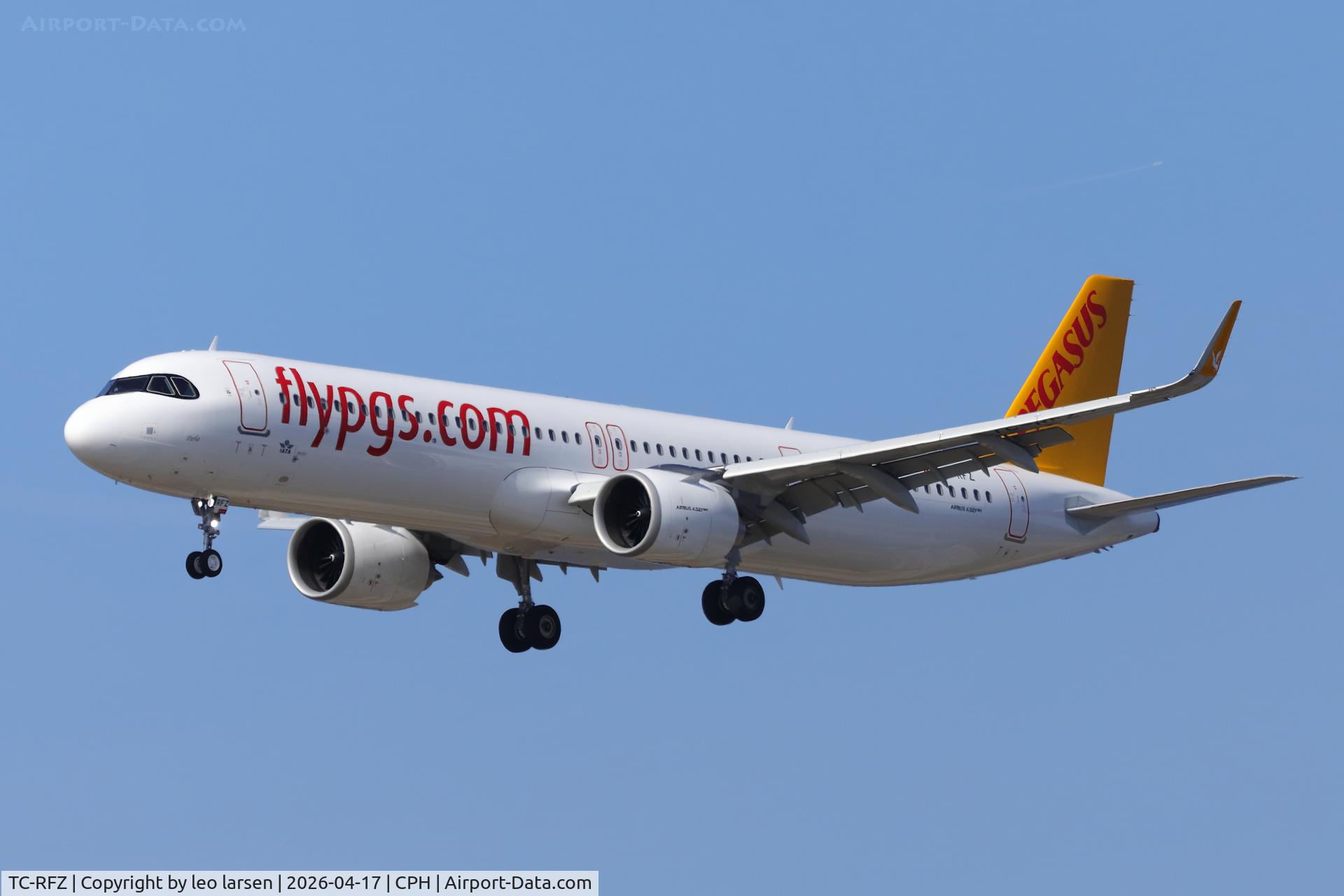 TC-RFZ, 2025 Airbus A321-251 NX C/N 13158, Copenhagen 17.4.2026