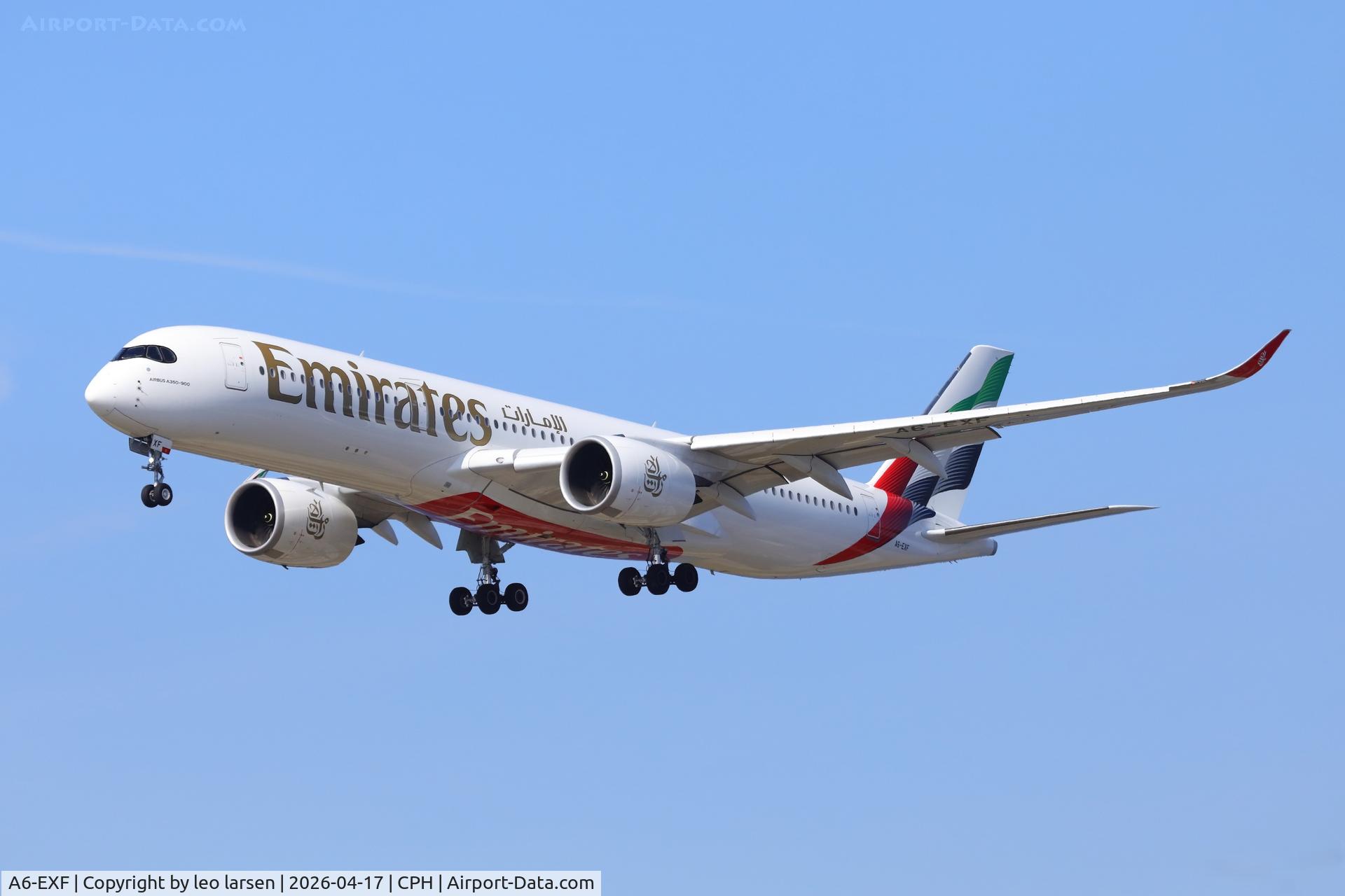 A6-EXF, 2025 Airbus A350-941 C/N 694, Copenhagen 17.4.2025