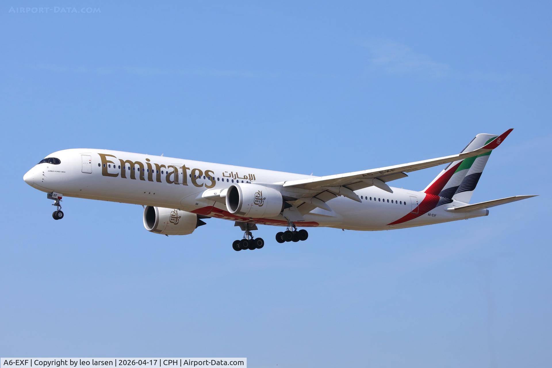 A6-EXF, 2025 Airbus A350-941 C/N 694, Copenhagen  17.4.2026