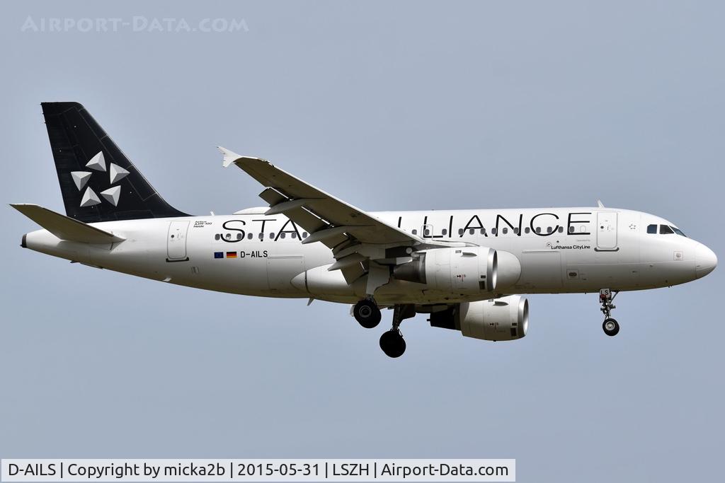 D-AILS, 1997 Airbus A319-114 C/N 729, Landing