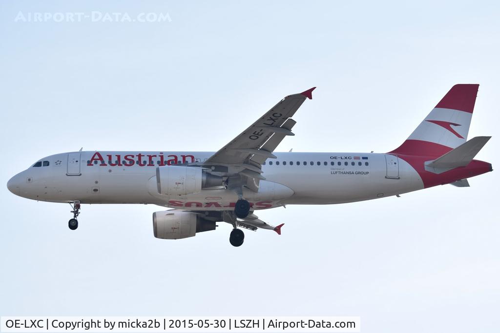OE-LXC, 2008 Airbus A320-216 C/N 3502, Landing