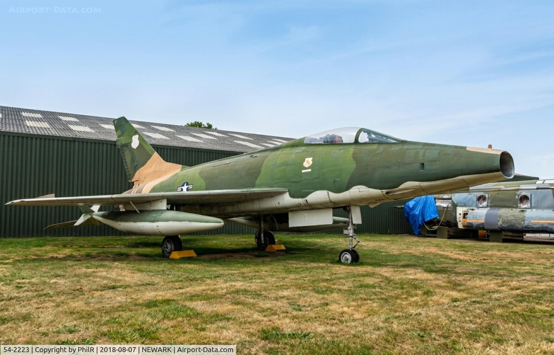 54-2223, North American F-100D Super Sabre C/N 223-103, 54-2223 (42223 LdeL) 1956 NA F-100D Super Sabre USAF Newark Air Museum 