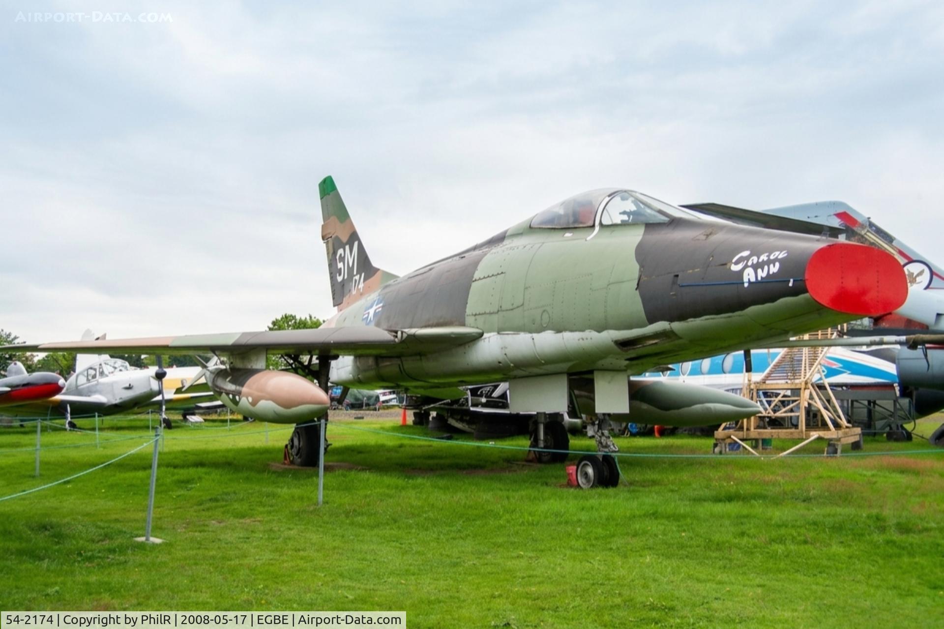 54-2174, North American F-100D  Super Sabre C/N 223-54, 54-2174 (42174 LdeL) 1954 NA F-100 D Super Sabre USAF MAM Coventry (2).JPG
