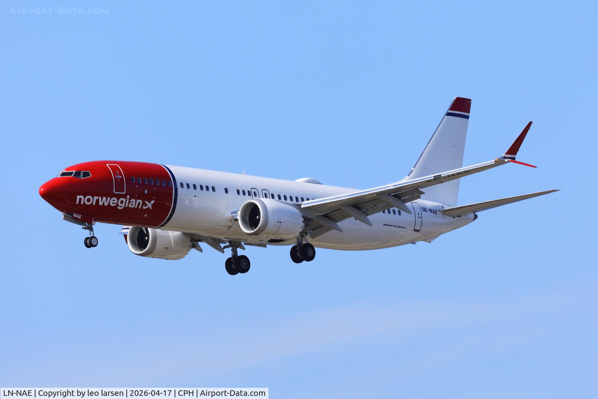 LN-NAE, 2025 Boeing B-737-8 Max C/N 42848, Copenhagen 17.4.2026