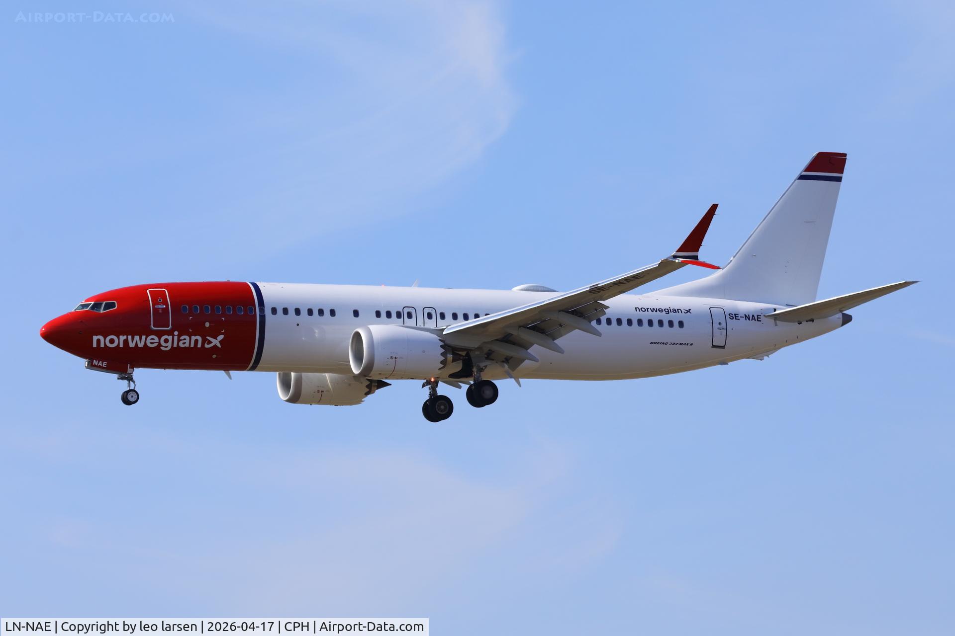 LN-NAE, 2025 Boeing B-737-8 Max C/N 42848, Copenhagen 17.4.2026