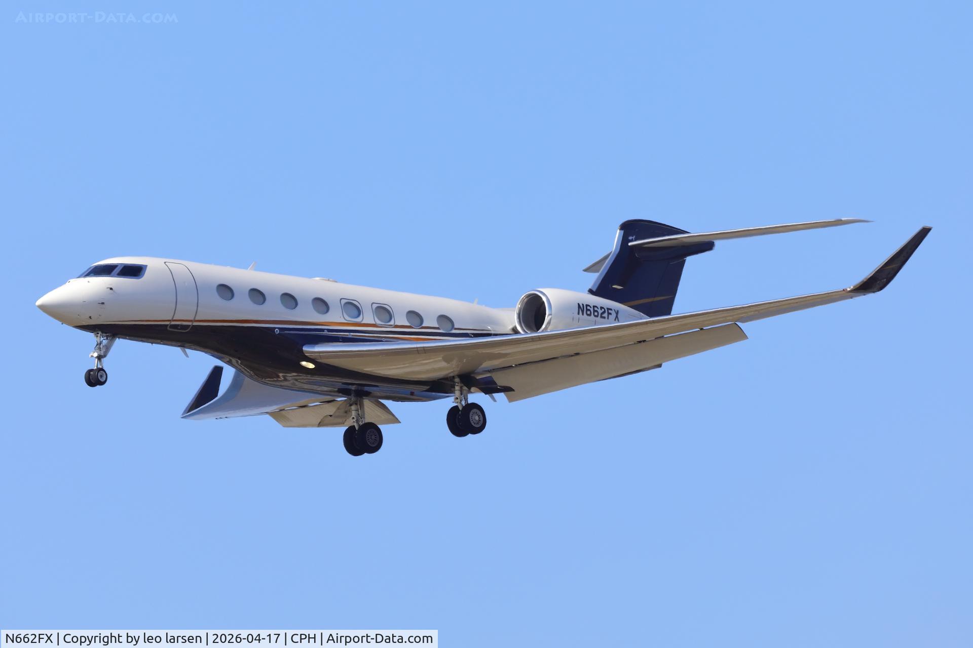 N662FX, 2025 Gulfsteam Aerospace G650 G-VI C/N 6148, Copenhagen 17.4.2026