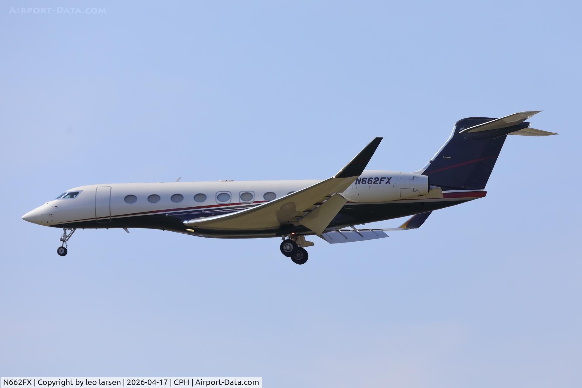 N662FX, 2025 Gulfsteam Aerospace G650 G-VI C/N 6148, Copenhagen 17.4.2026