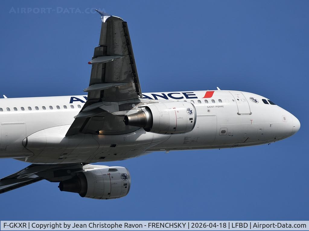 F-GKXR, 2009 Airbus A320-214 C/N 3795, Bordeaux (BOD)	Paris (CDG)	AF7431