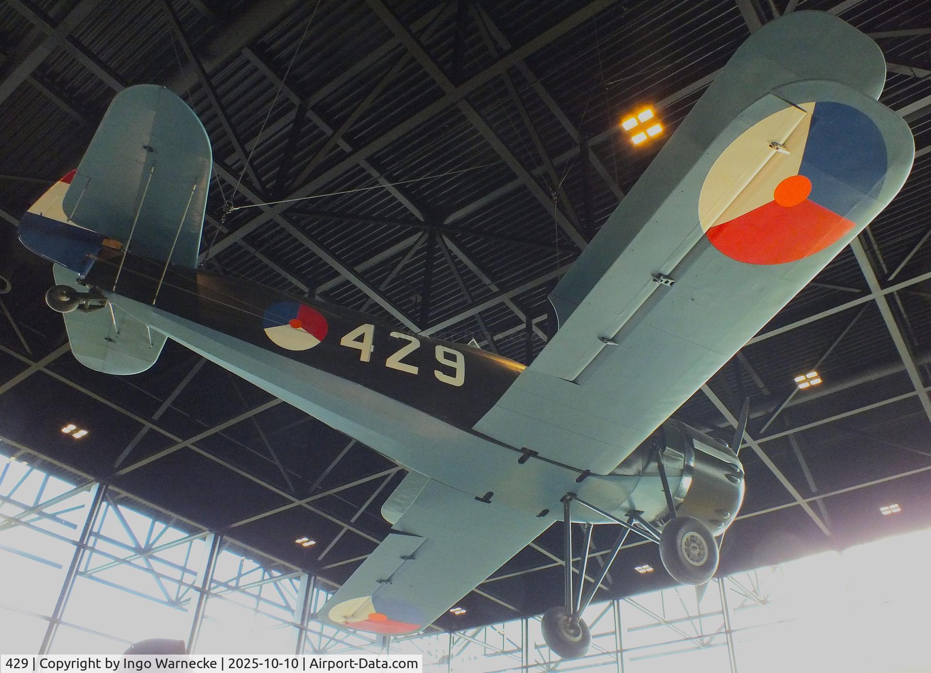 429, 1935 Koolhoven F.K.51 C/N Not found 429, Koolhoven F.K.51 replica at the Nationaal Militair Museum / National Military Museum, Soesterberg