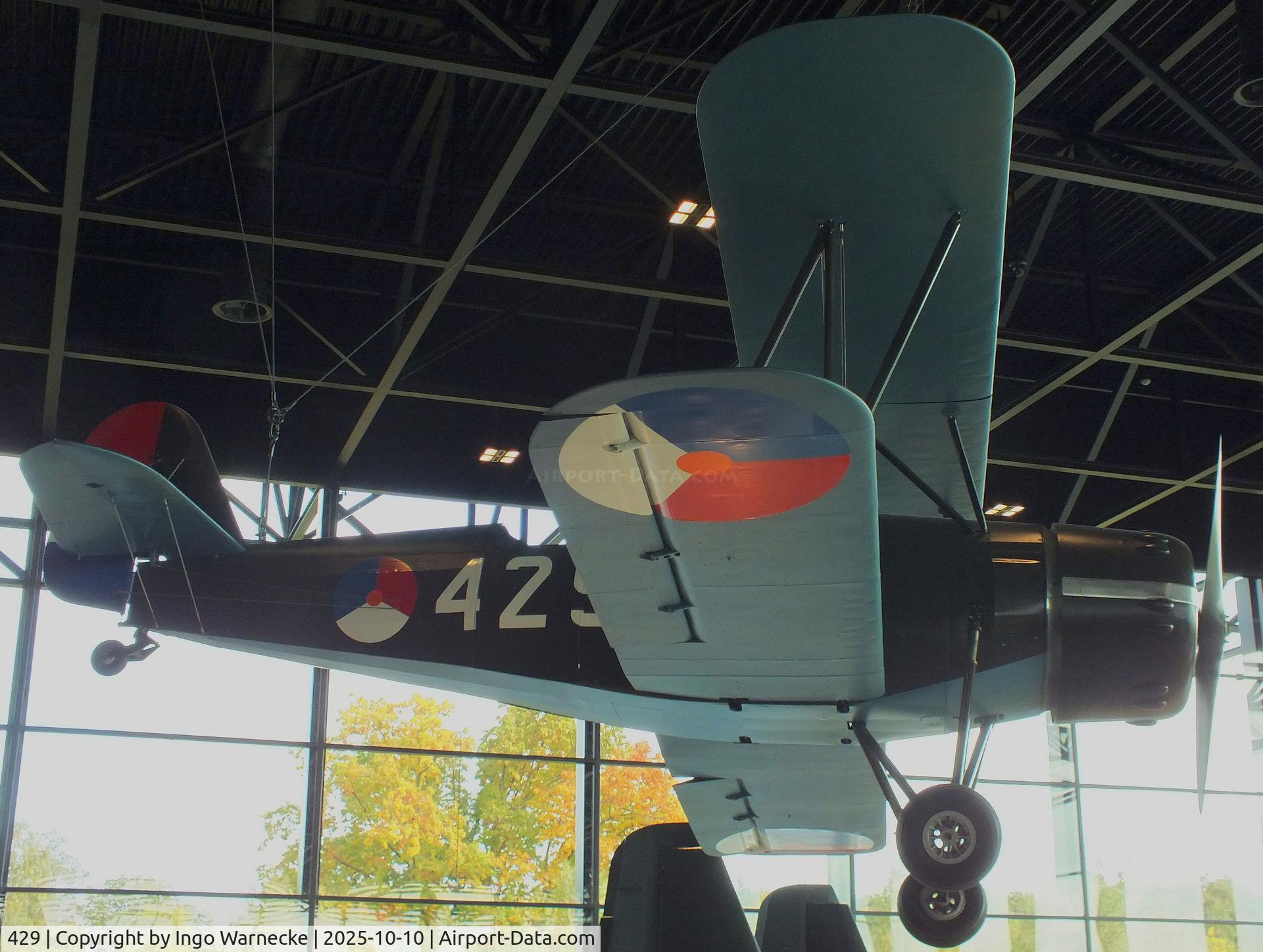429, 1935 Koolhoven F.K.51 C/N Not found 429, Koolhoven F.K.51 replica at the Nationaal Militair Museum / National Military Museum, Soesterberg