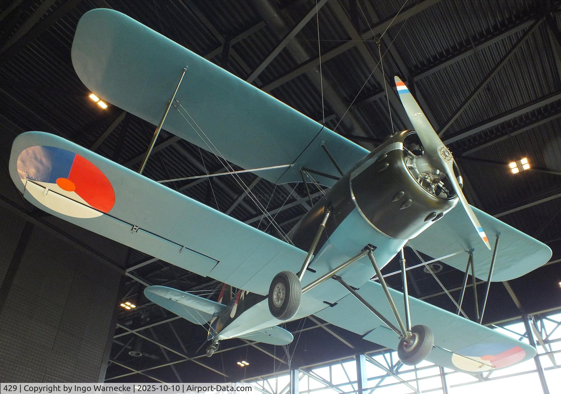 429, 1935 Koolhoven F.K.51 C/N Not found 429, Koolhoven F.K.51 replica at the Nationaal Militair Museum / National Military Museum, Soesterberg