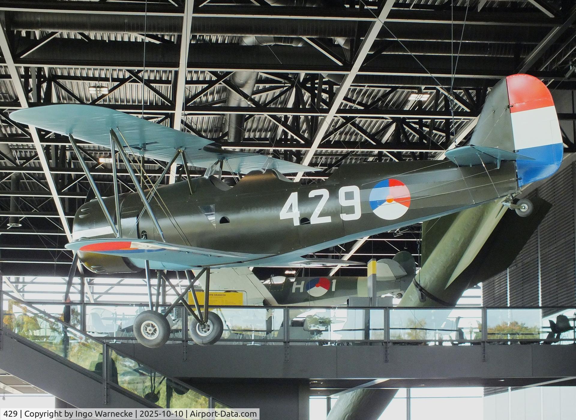 429, 1935 Koolhoven F.K.51 C/N Not found 429, Koolhoven F.K.51 replica at the Nationaal Militair Museum / National Military Museum, Soesterberg