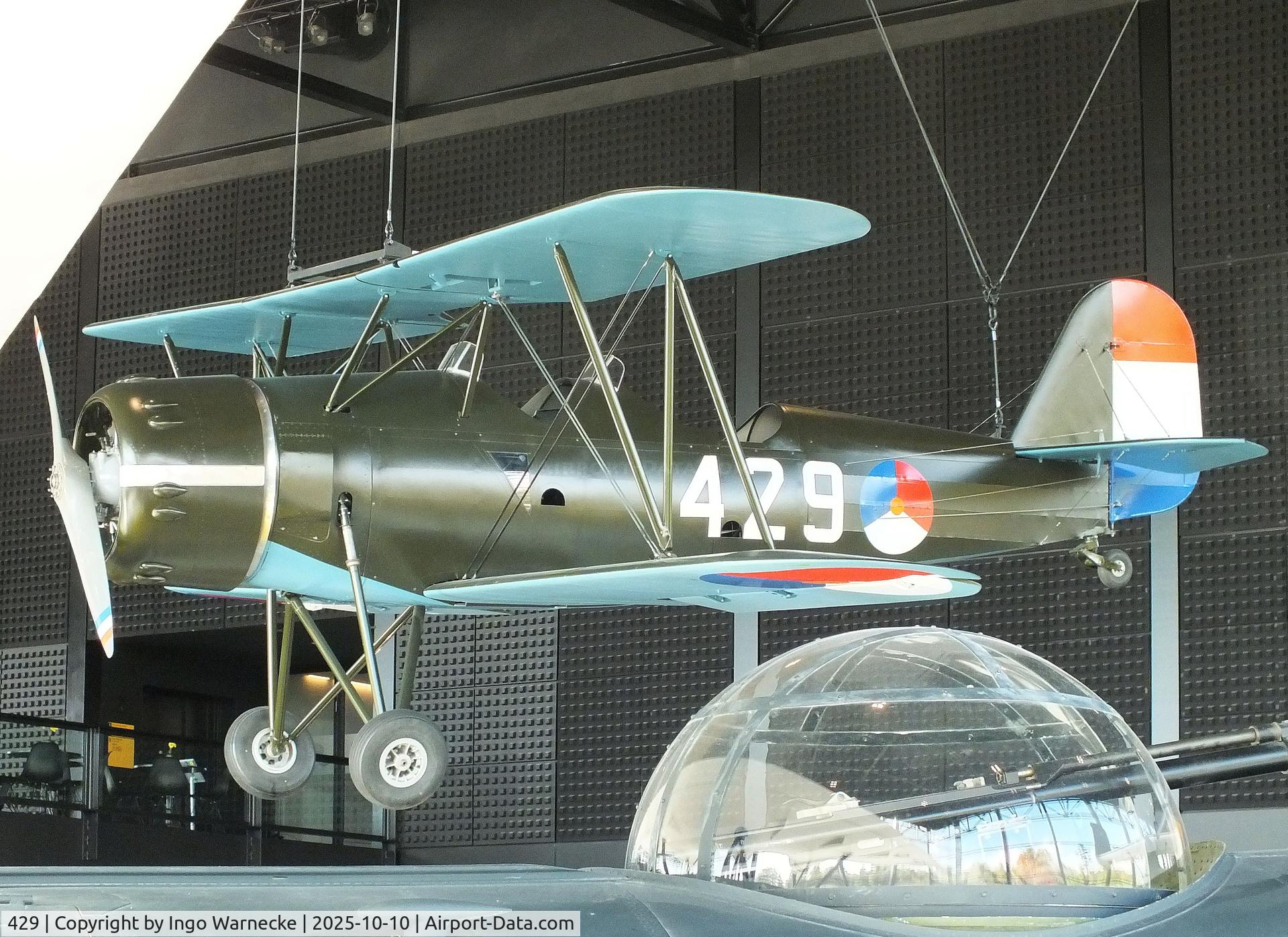 429, 1935 Koolhoven F.K.51 C/N Not found 429, Koolhoven F.K.51 replica at the Nationaal Militair Museum / National Military Museum, Soesterberg