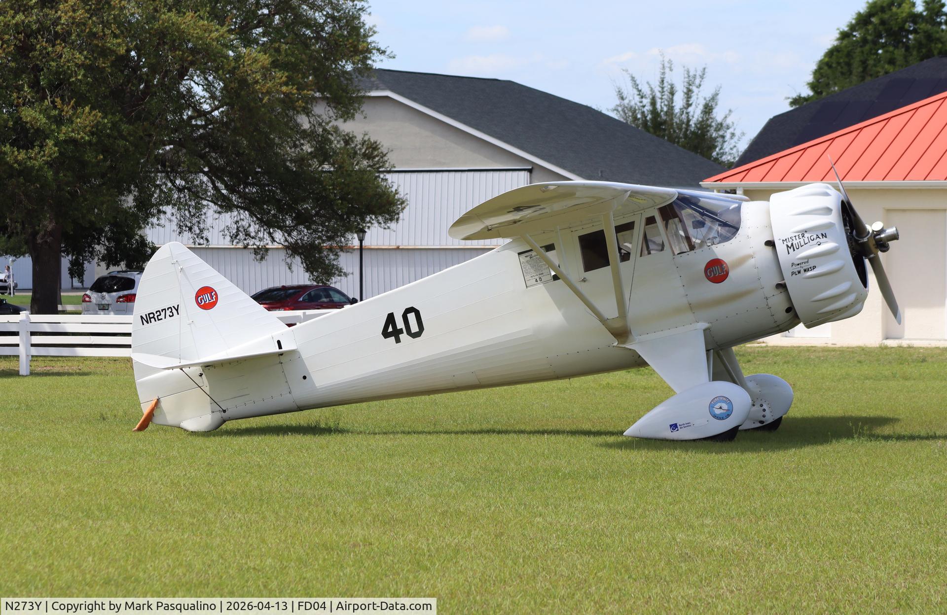 N273Y, 1985 Howard Aircraft DGA-6 Replica C/N JRY-02, Howard DGA-6 Replica