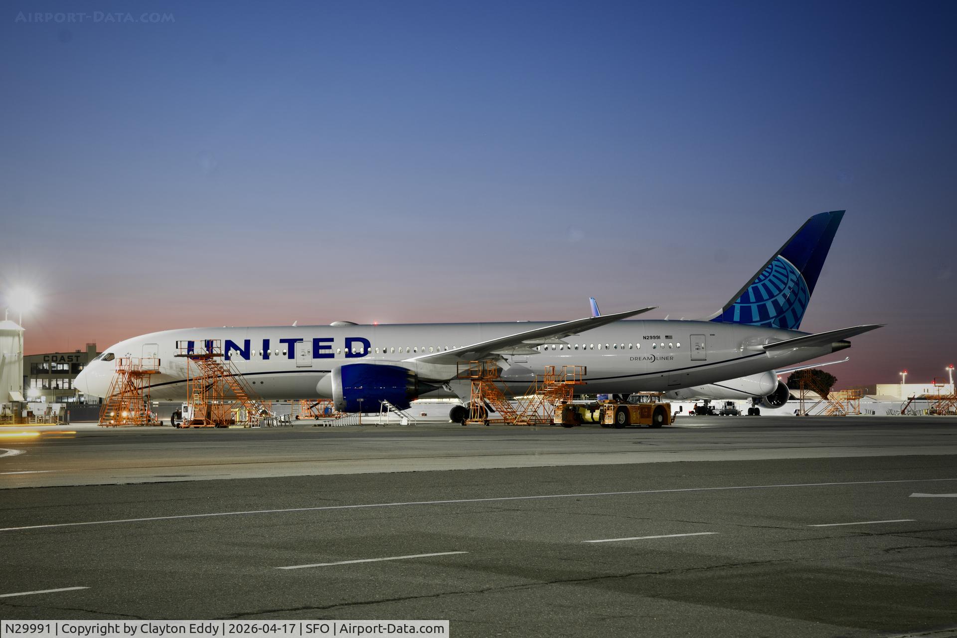 N29991, 2025 Boeing 787-9 Dreamliner Dreamliner C/N 37071, SFO 2026