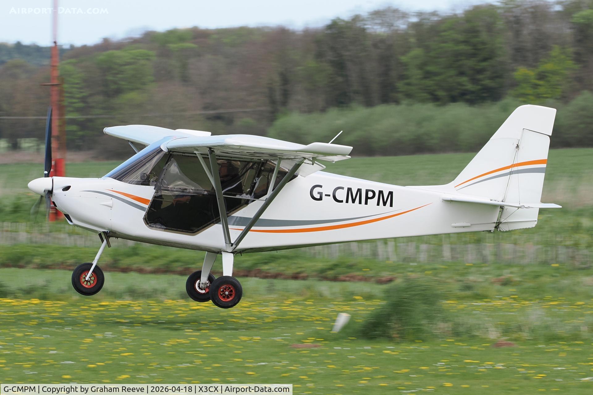G-CMPM, 2023 Flylight Airsports Ltd Skyranger Nynja C/N 365-20, Landing at Northrepps.