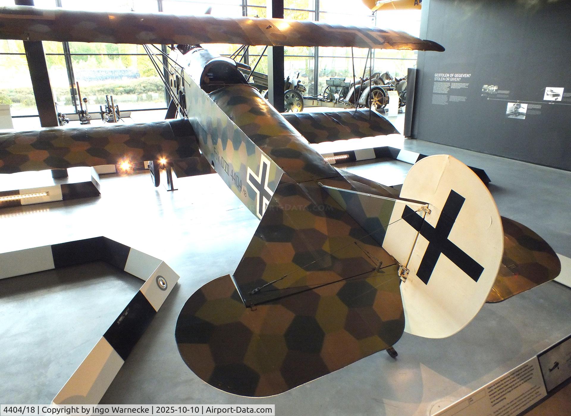4404/18, Fokker D-VII C/N Not found 4404/18, Fokker D VII at the Nationaal Militair Museum / National Military Museum, Soesterberg