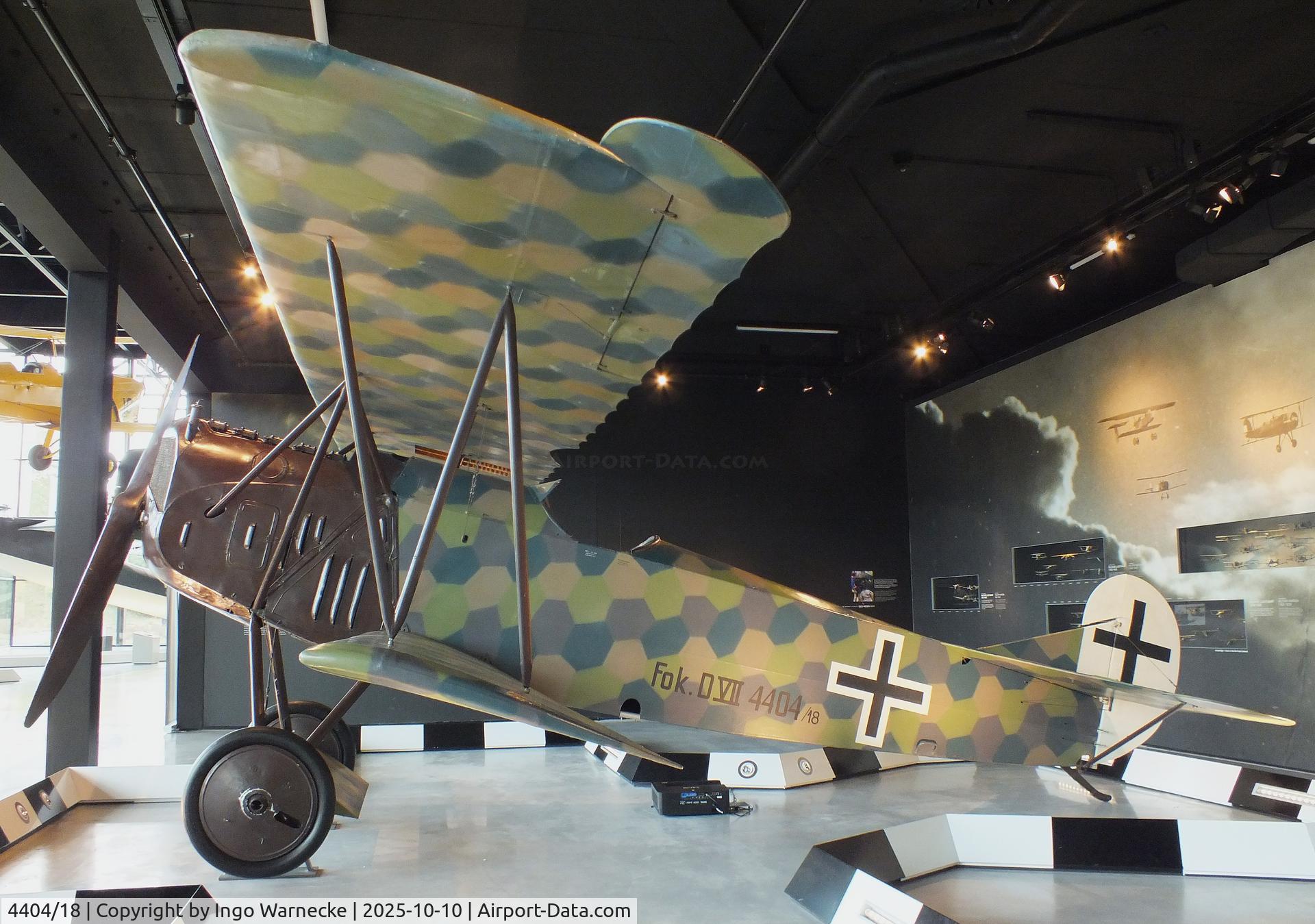 4404/18, Fokker D-VII C/N Not found 4404/18, Fokker D VII at the Nationaal Militair Museum / National Military Museum, Soesterberg