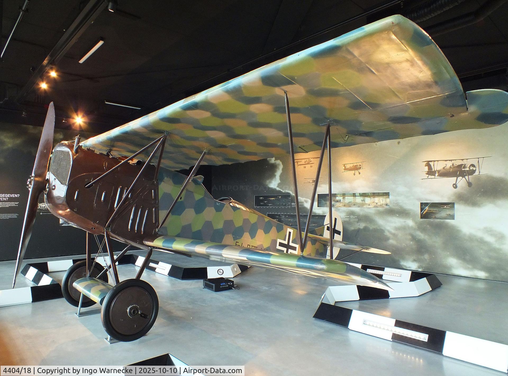 4404/18, Fokker D-VII C/N Not found 4404/18, Fokker D VII at the Nationaal Militair Museum / National Military Museum, Soesterberg