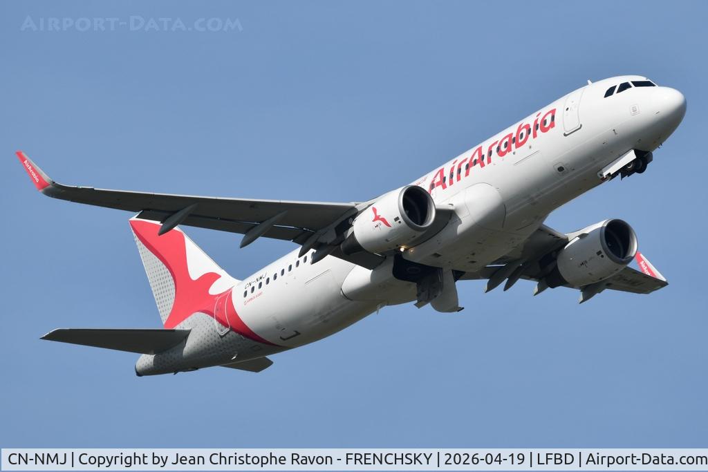 CN-NMJ, 2015 Airbus A320-214 C/N 6896, Bordeaux (BOD)	Tangier (TNG)	3O304