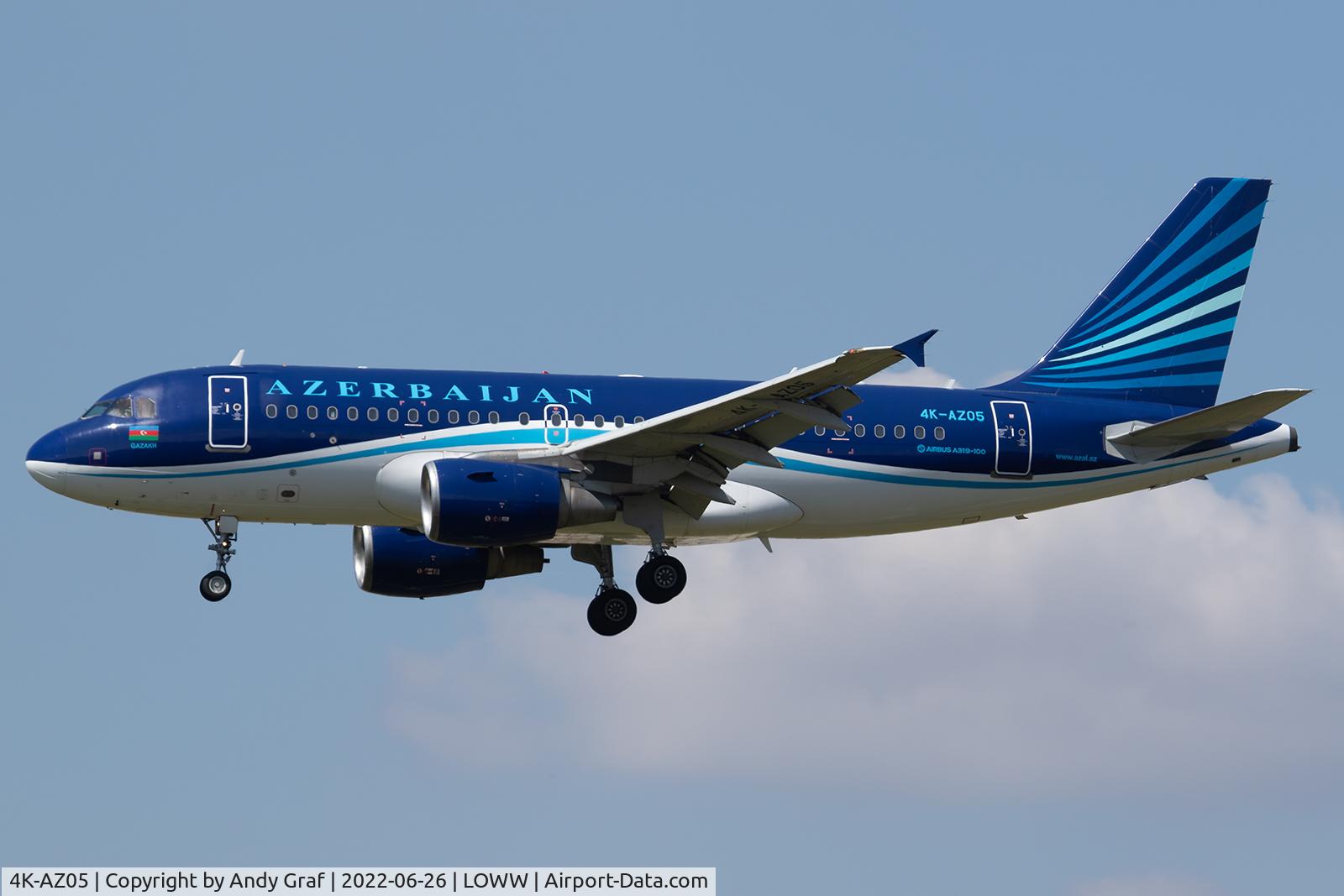 4K-AZ05, 2006 Airbus A319-111 C/N 2788, Azerbaijan A319