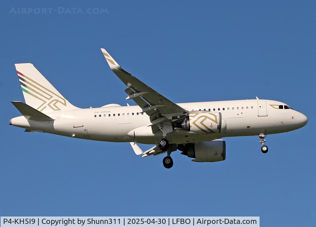 P4-KH5I9, 2021 Airbus A319-153N (CJ) C/N 10673, Landing rwy 14R