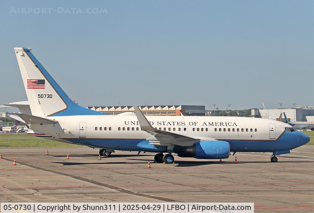05-0730, 2006 Boeing C-40C Clipper (737-7BC BBJ) C/N 34807, Parked at the General Aviation area...