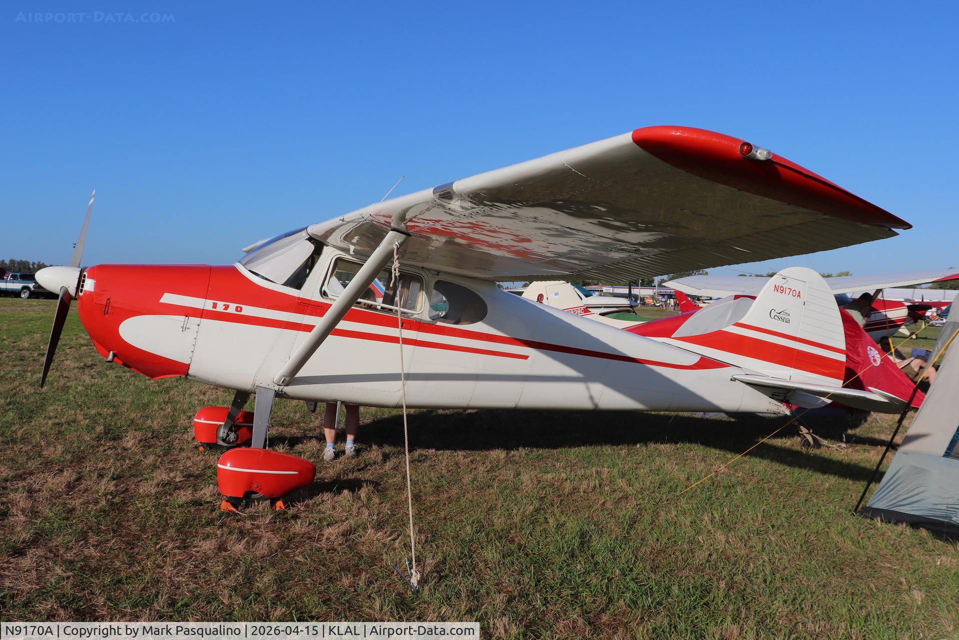 N9170A, 1950 Cessna 170A C/N 19361, Cessna 170A