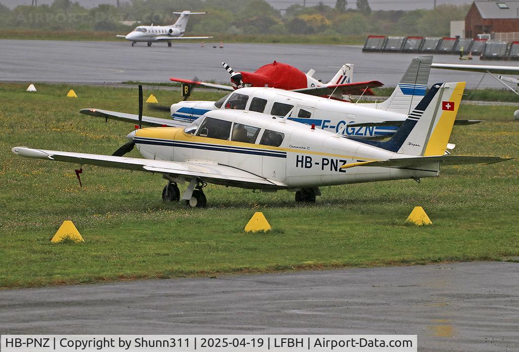 HB-PNZ, 1970 Piper PA-24-260 Comanche C/N 24-4934, Parked in the grass...