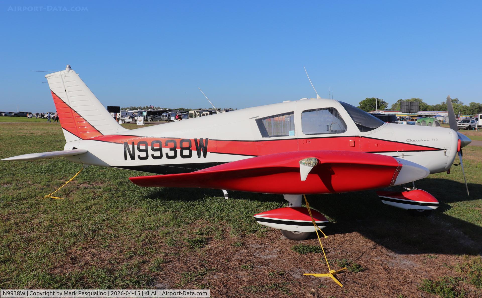 N9938W, 1967 Piper PA-28-140 C/N 28-23482, Piper PA-28-140