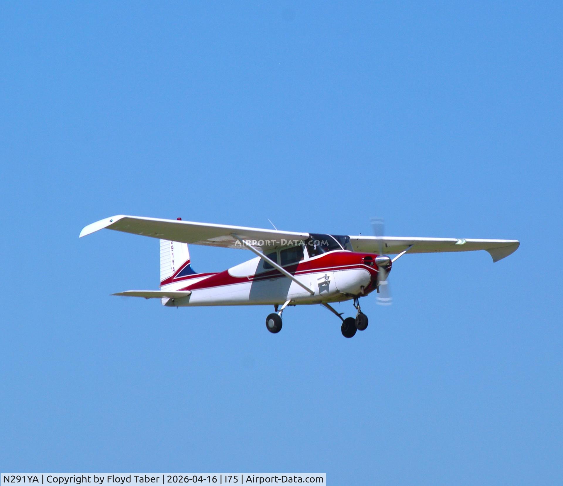 N291YA, 1956 Cessna 172 C/N 28164, Leaving I75 headed south