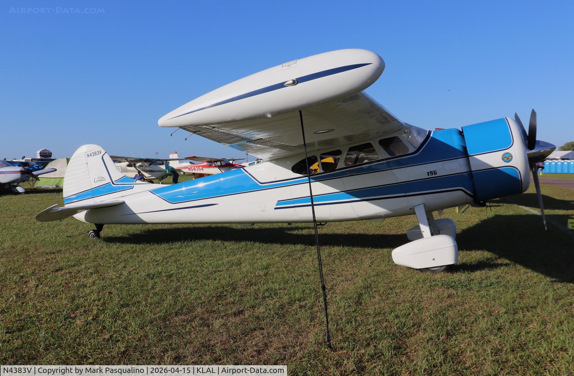 N4383V, 1949 Cessna 195 C/N 7305, Cessna 195