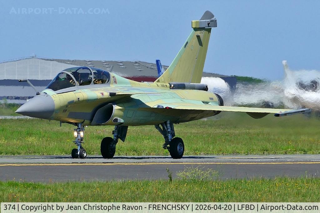 374, 2025 DASSAULT AVIATION RAFALE B C/N 374, Test flight