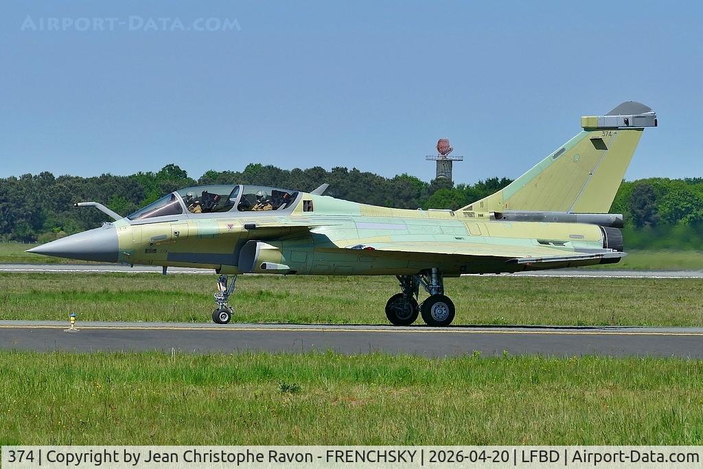 374, 2025 DASSAULT AVIATION RAFALE B C/N 374, Test flight