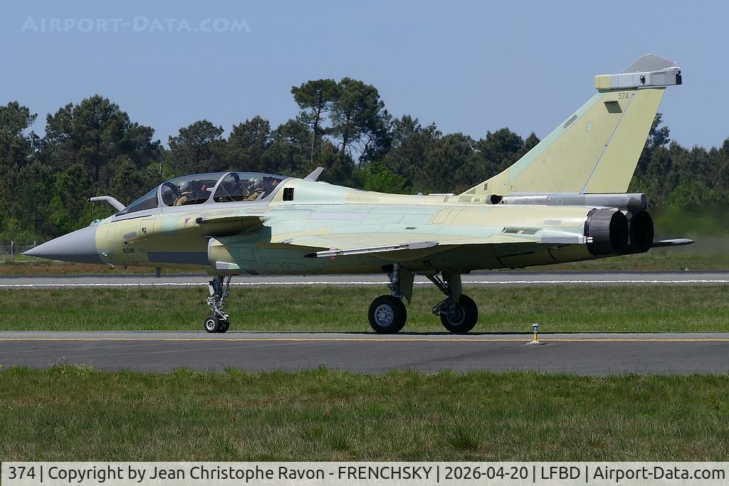 374, 2025 DASSAULT AVIATION RAFALE B C/N 374, Test flight