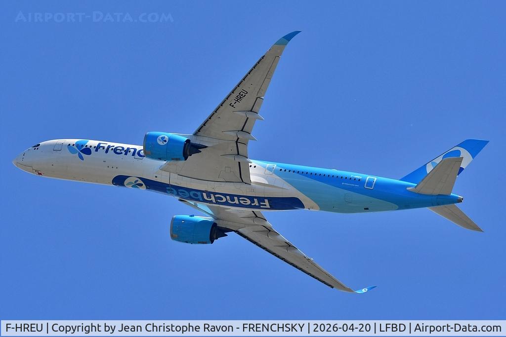 F-HREU, 2014 Airbus A350-941 C/N 005, Bordeaux (BOD)	Paris (ORY)	BF902