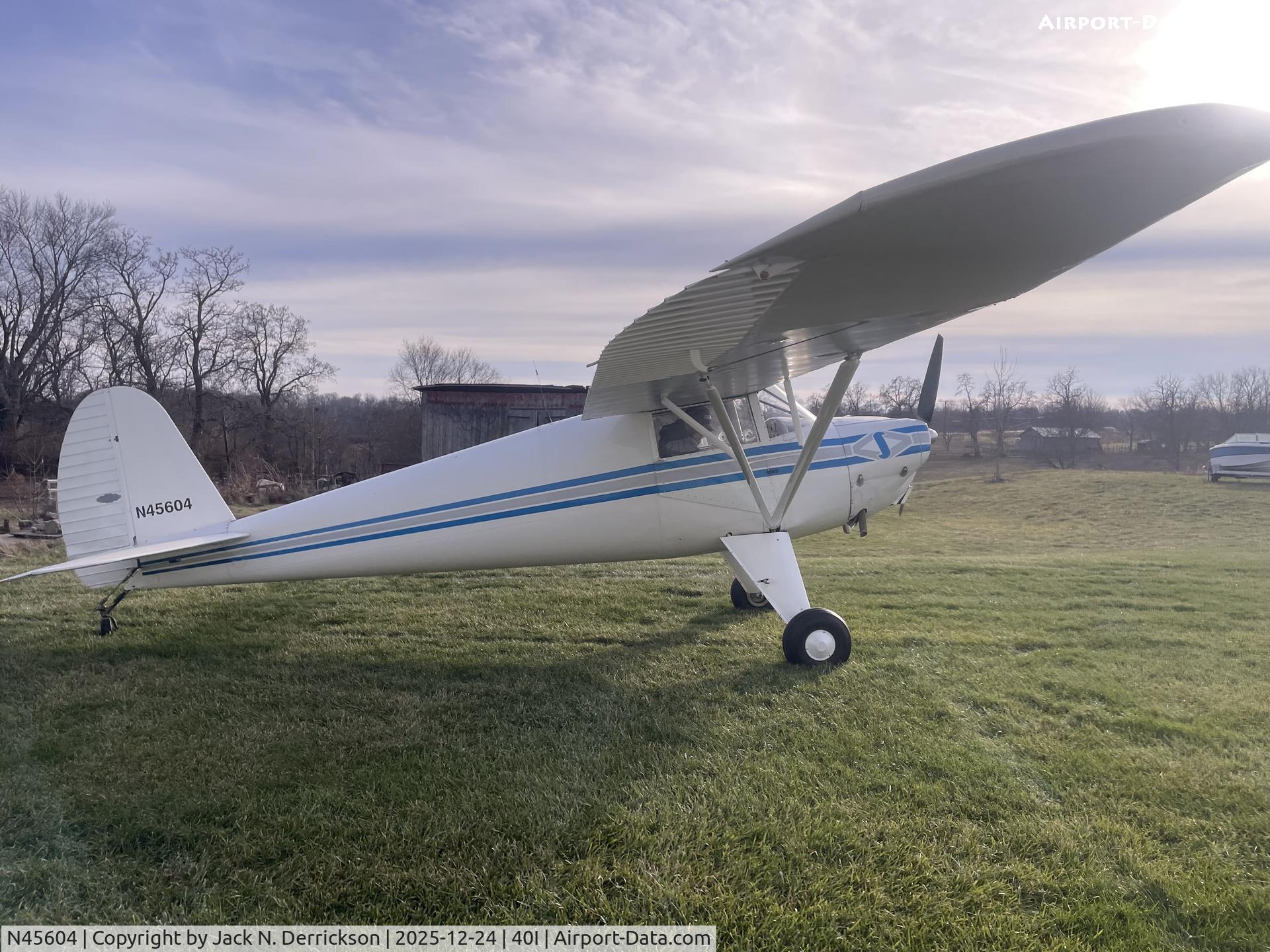 N45604, 1946 Luscombe 8A C/N 2131, Luscombe