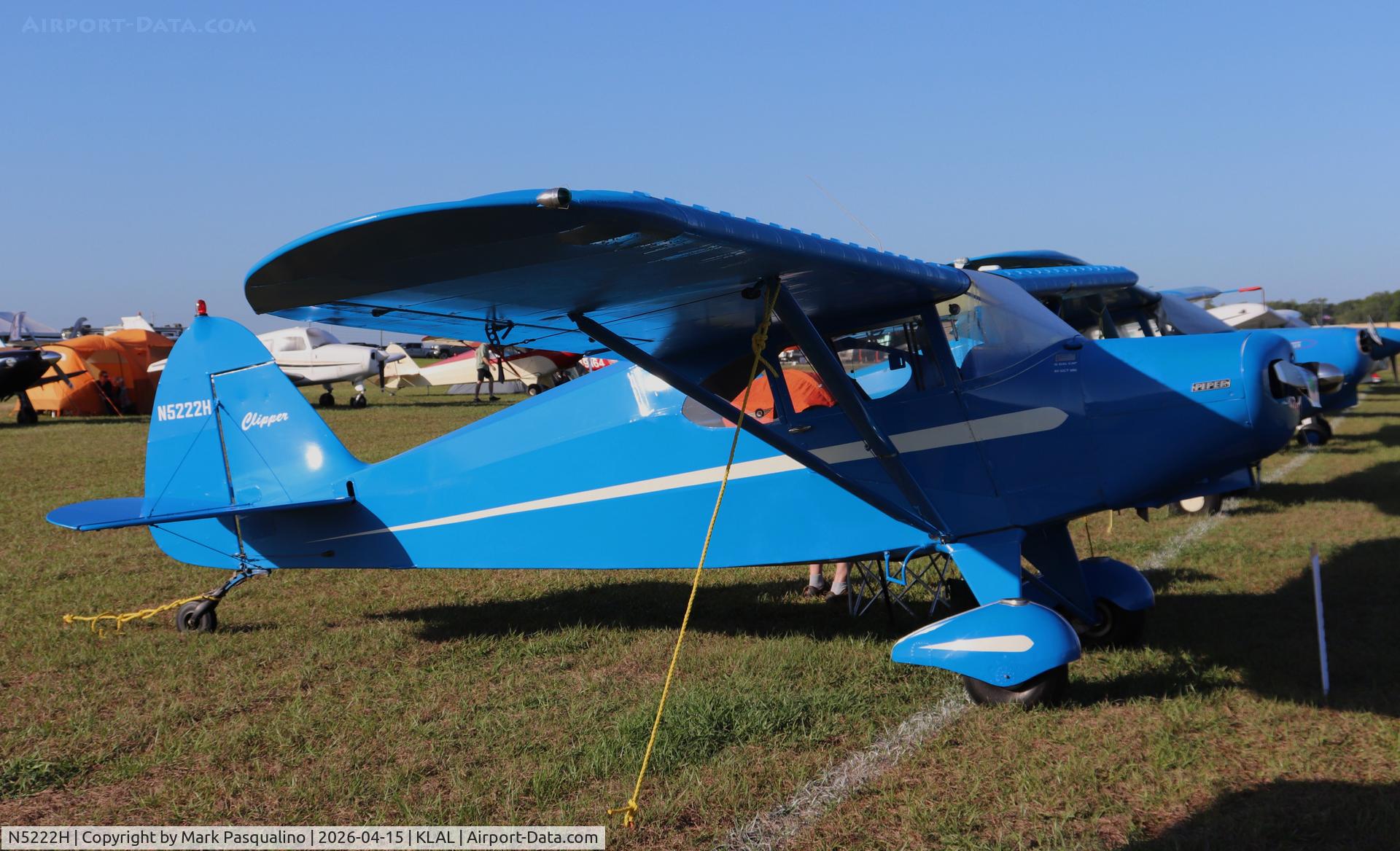 N5222H, 1949 Piper PA-16 Clipper C/N 16-24, Piper PA-16