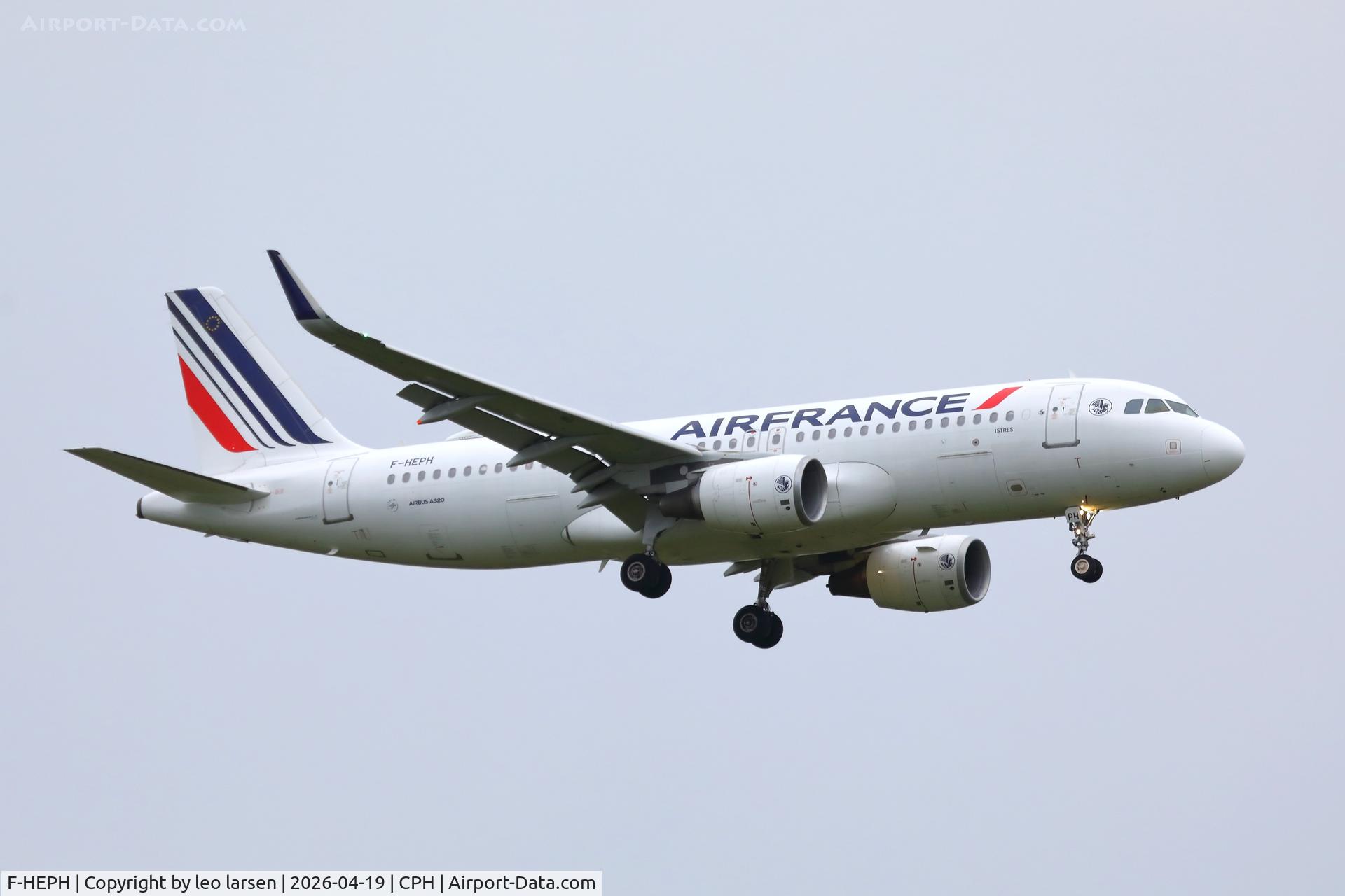 F-HEPH, 2013 Airbus A320-214 C/N 5869, Copenhagen 19.4.2026