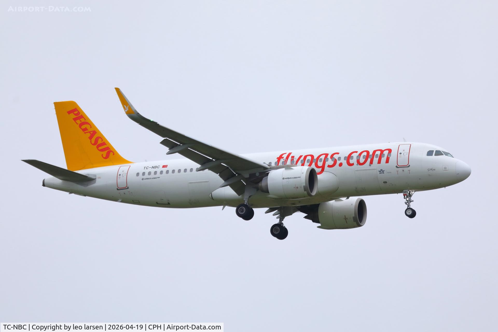 TC-NBC, 2016 Airbus A320-251N C/N 7185, Copenhagen 19.4.2026