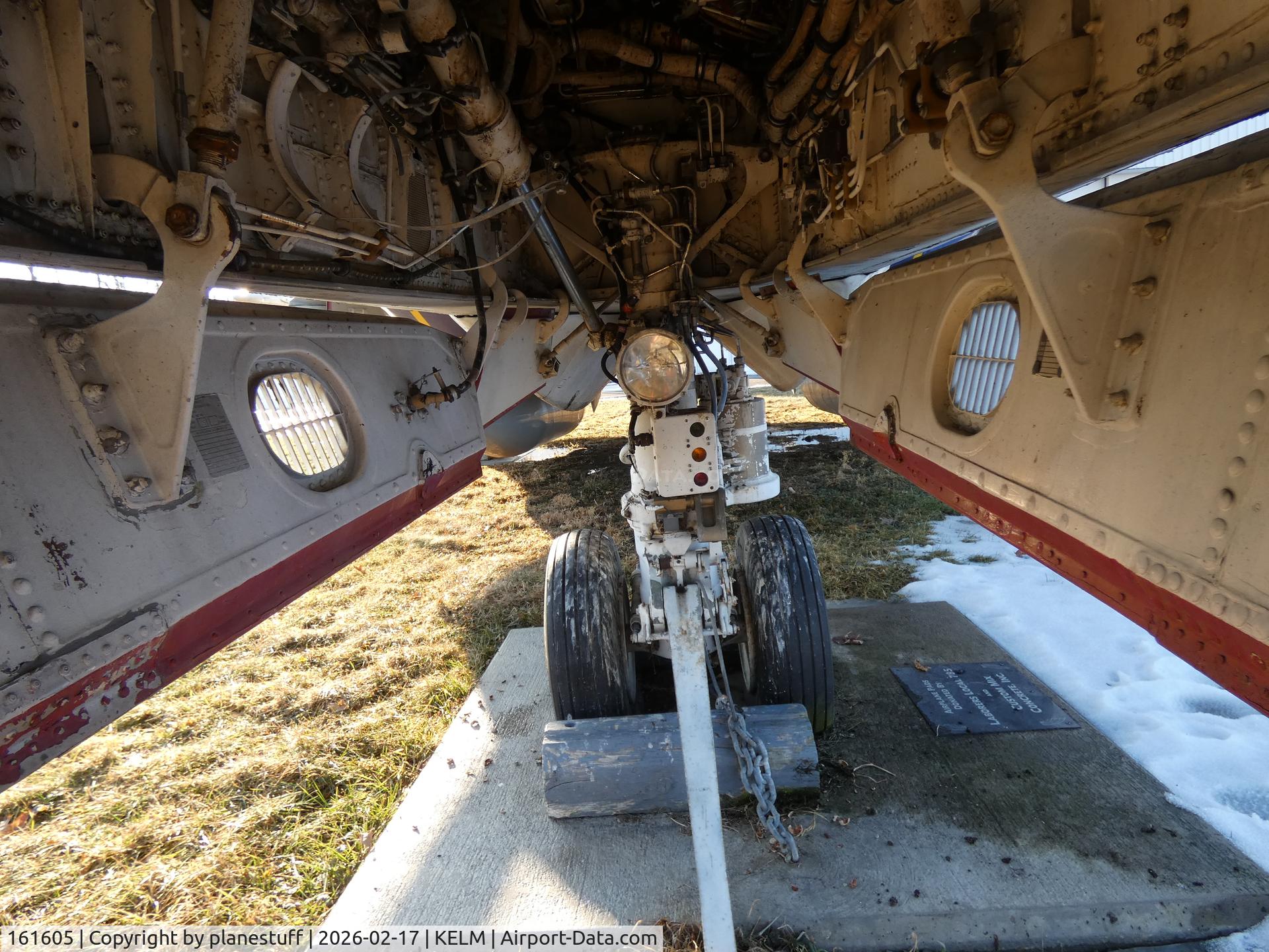 161605, Grumman F-14A Tomcat C/N 464, Inside the nose gear bay of the F-14A