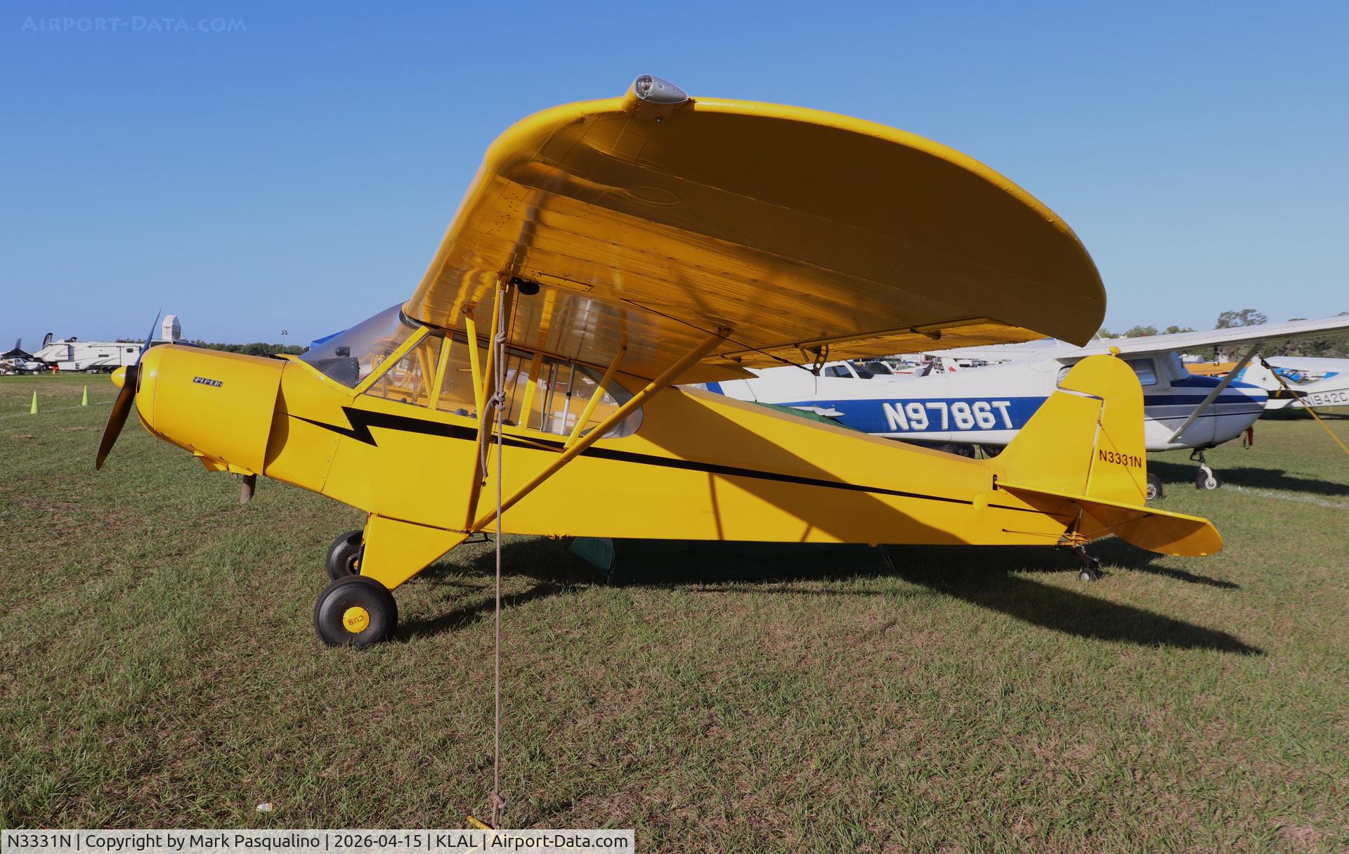 N3331N, 1946 Piper J3C-65 Cub C/N 22531, Piper J3C-65