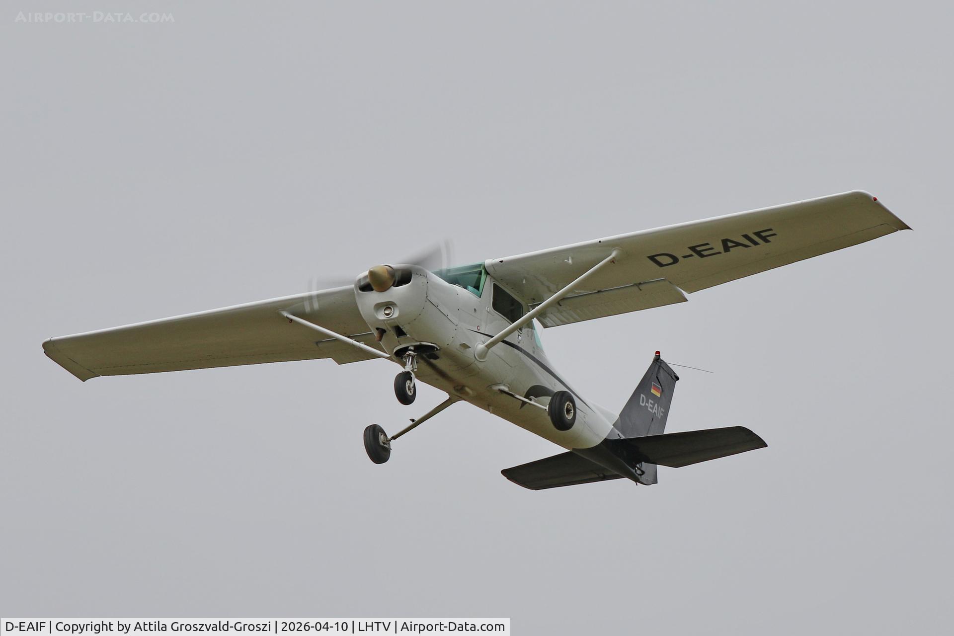 D-EAIF, Cessna 152 C/N 15282287, LHTV - Tótvázsony-Kövesgyürpuszta Airport, Hungary