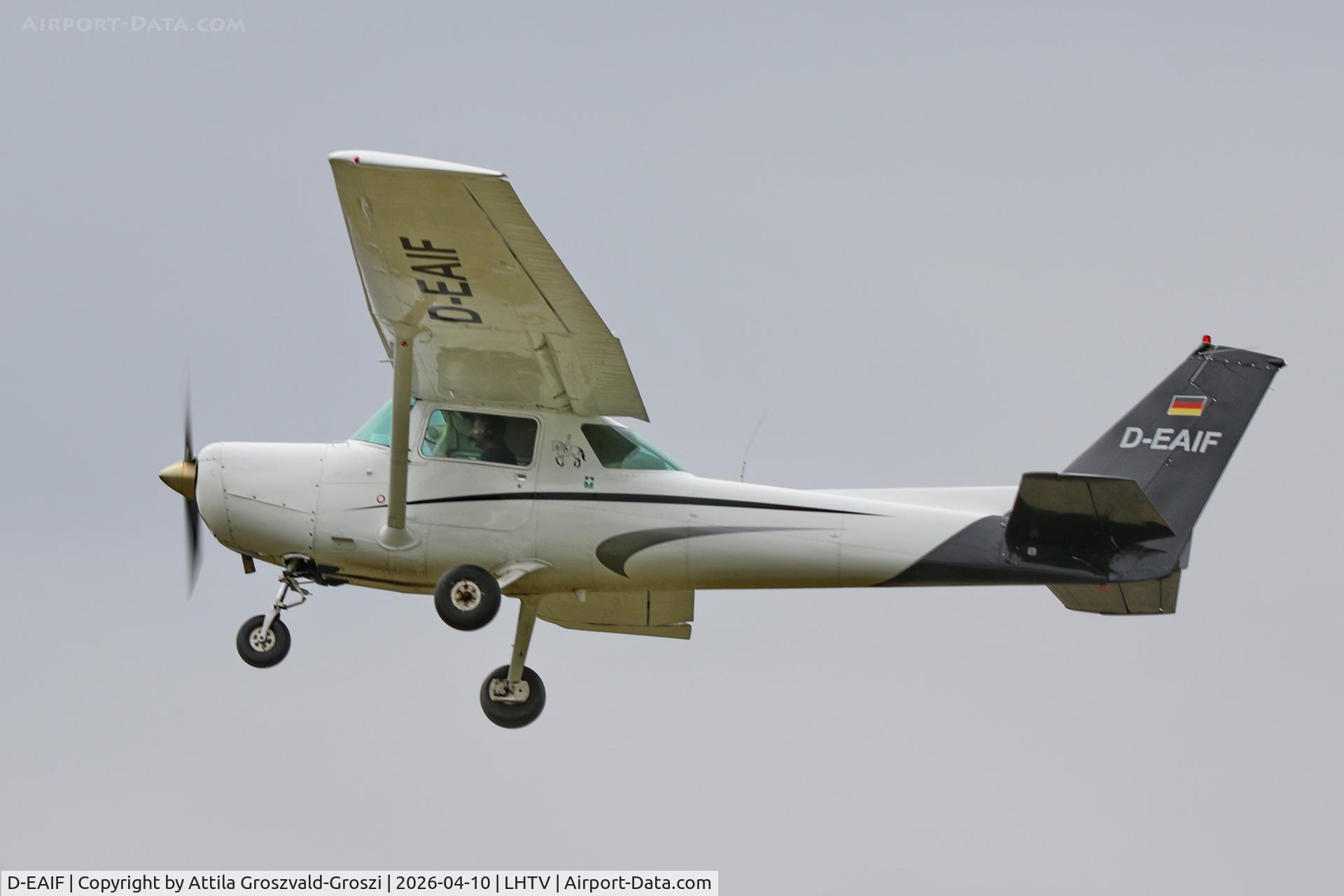 D-EAIF, Cessna 152 C/N 15282287, LHTV - Tótvázsony-Kövesgyürpuszta Airport, Hungary