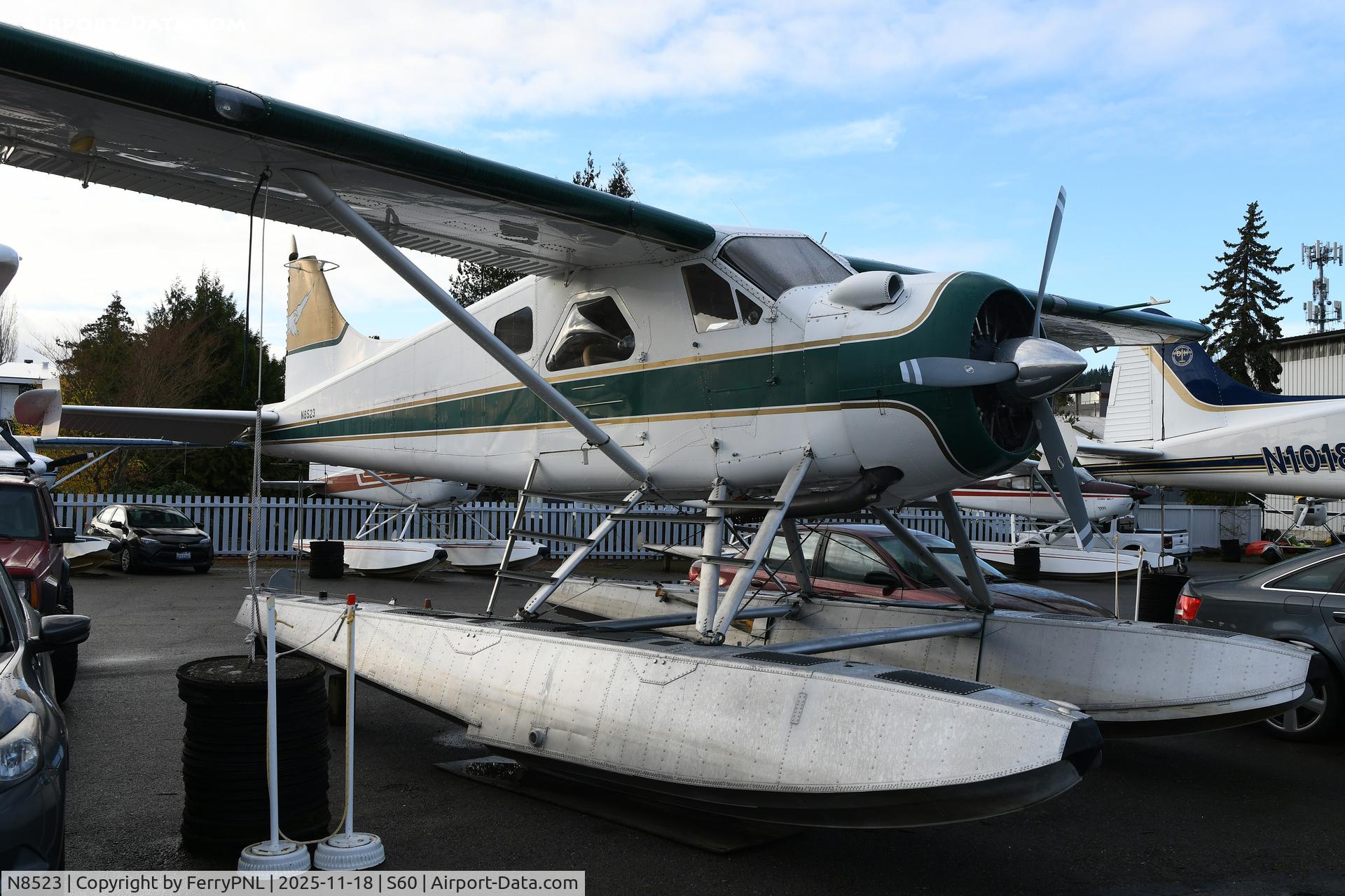 N8523, 1958 De Havilland Canada U-6A Beaver C/N 1262/1829 (57-6161), DHC 2 Beaver