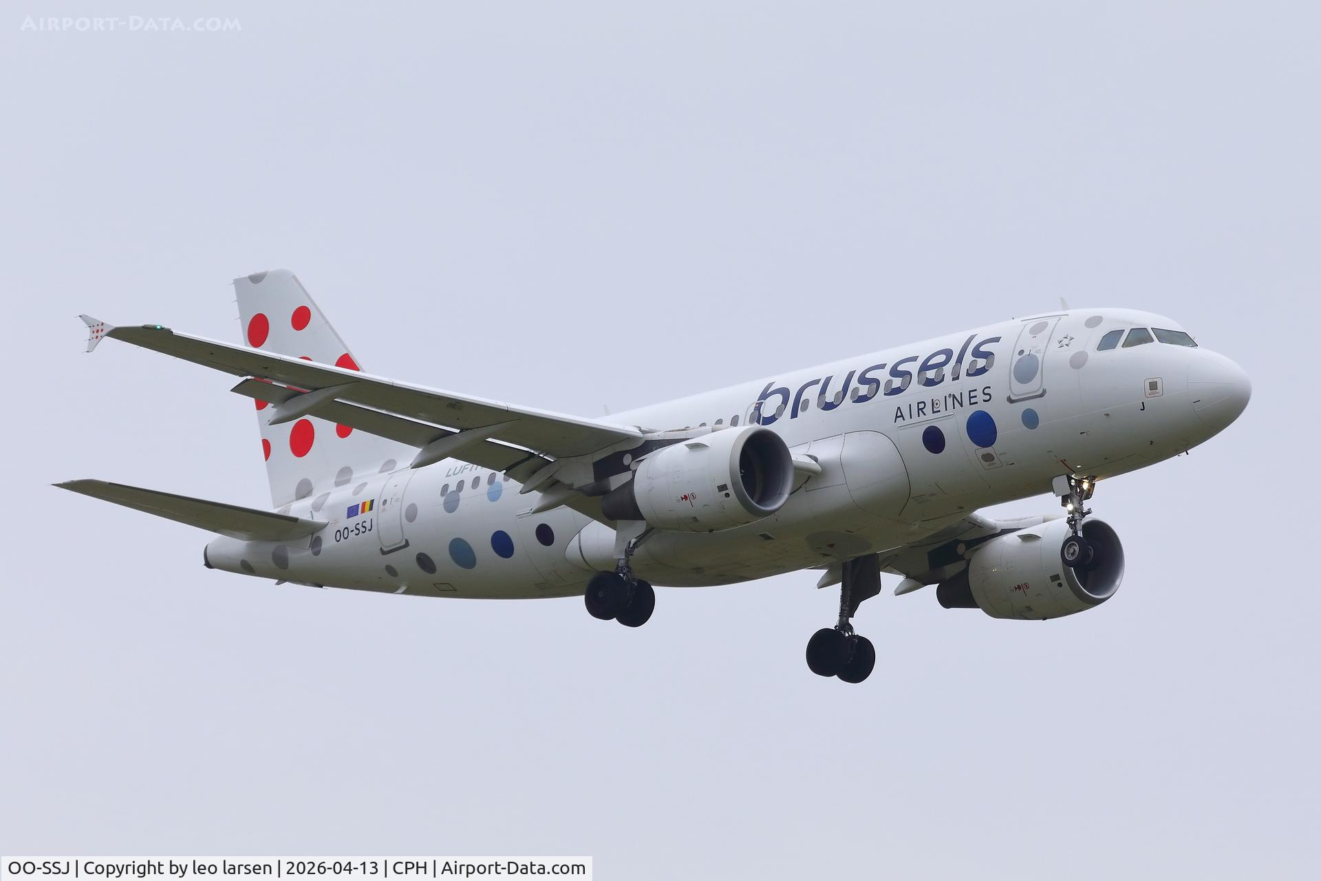 OO-SSJ, 2002 Airbus A319-111 C/N 1759, Copenhagen 13.4.2026